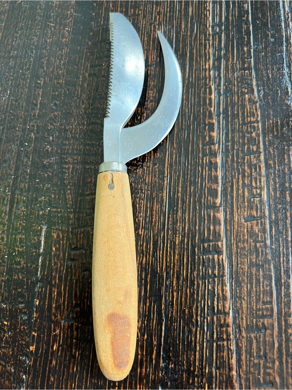 VINTAGE STALVARU A.B. SWEDEN STAINLESS STEEL FISH Cleaning Scaler